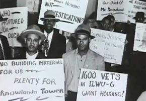 Oakland workers during the general strike of 1946