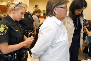 Marriage equality supporters are arrested after one demands a marriage license following passage of Amendment 1