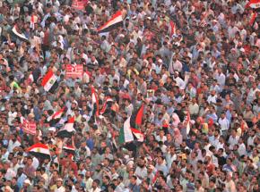 Tahrir Square was filled again in protest against the military's assault on the revolution