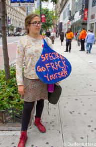 Protesting the Spectra pipeline in New York City