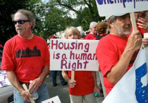 Rochester activsts march against eviction and foreclosure