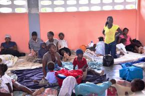 People near Port-au-Prince stranded by storm damage