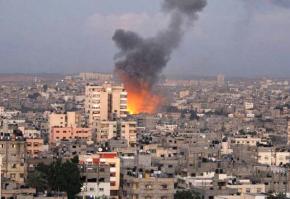 Another explosion rocks Gaza City as israeli warplanes carry out new attacks