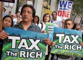 Protesters stand up to the banks, the corporations and the wealthy in California