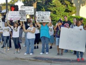 Protesters gather to demand justice for Victor Ortega last August
