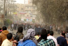 Protesters faced Muslim Brotherhood supporters and Central Security Forces in Cairo last Friday