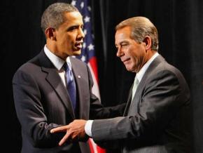 President Obama with John Boehner