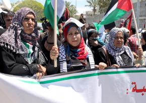 Palestinians in Gaza march to mark Nakba Day