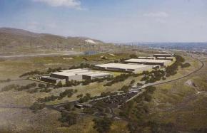 An artist's rendering of the NSA server farm that is due to be completed later this year