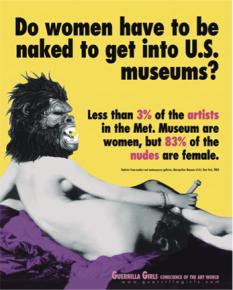 The Guerrilla Girls poster, 1989