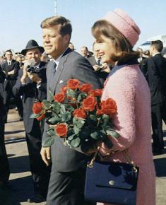 The Kennedys arriving in Dallas