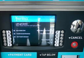 One Chicago's new Ventra transit fare machines
