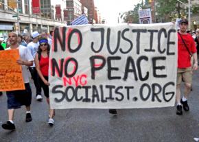 New York socialists marching for justice for Trayvon Martin