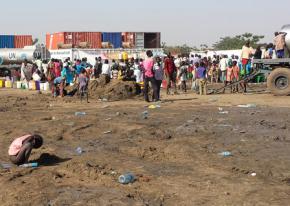 Refugees flee the intensifying violence in South Sudan