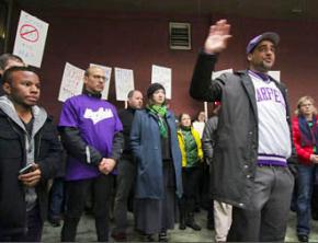 Seattle teachers gathered at a protest against high-stakes standardized testing