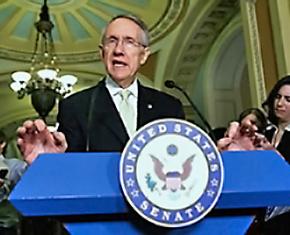 Senate Majority Leader Harry Reid announces his plan to attach the DREAM Act to the a military spending bill