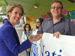 Zephyr Teachout on the campaign trail