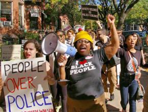 Boston protesters march in solidarity with Ferguson October