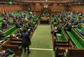 The British parliament in session