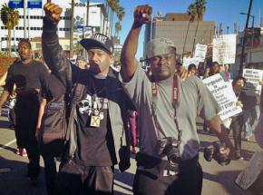 Protesting police murder in Los Angeles
