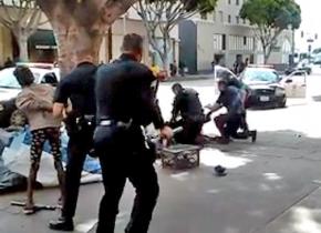 The LA police murder of a homeless man was captured on video