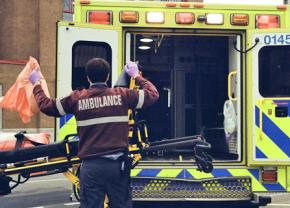 EMTs respond to a medical emergency