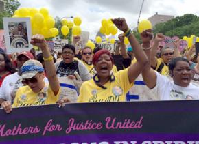 Mothers for Justice United take their voices to the streets