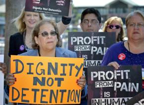 Protesting for-profit prisons and detention centers