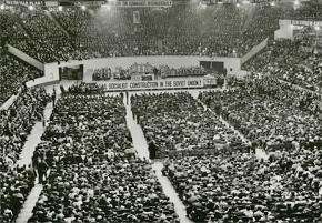 A 1931 Communist Party rally in New York City's Madison Square Garden