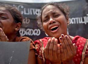 Mourning victims of the ongoing genocide of Tamils