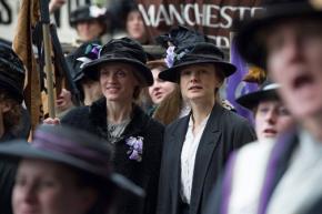 Working-class women in the streets in "Suffragette"