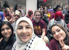 Supporters of divestment at University of Minnesota