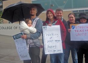On the picket line at City College of San Francisco