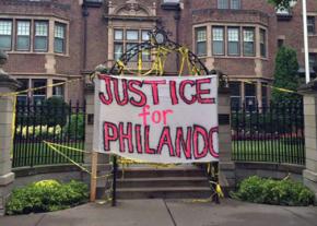 Opponents of police violence blockaded the governor's mansion after Philando's murder
