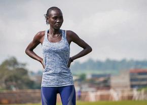 Anjelina Nadai Lohalith, a refugee from South Sudan, will compete in the 1,500 meter run