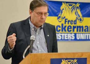The challenger in the Teamsters election for general president Fred Zuckerman