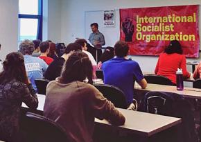 Students discuss building a socialist movement at Loyola University in Chicago