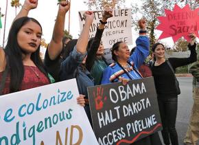 Native activists call on President Obama to stop the Dakota Access Pipeline