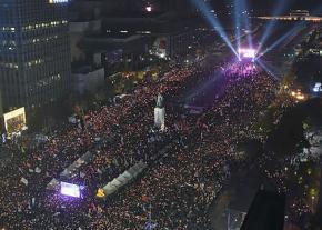 Over a million protesters take to the streets of Seoul to demand the ouster of Park Geun-hye