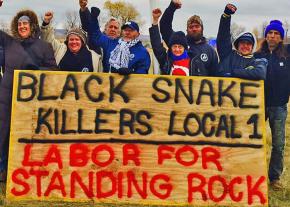 Labor activists organize to build the resistance at Standing Rock