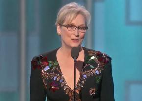 Meryl Streep speaks out against Donald Trump at the Golden Globes