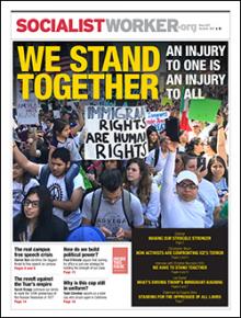 Socialist Worker print issue #802 cover image.