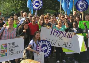 Legal Aid workers join May Day demonstrations in New York City