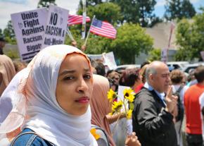 Opponents of Islamophobia challenge the right wing in San Jose