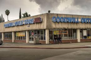 The Goodwill store in Sacramento where Abraham Garza was killed on the job