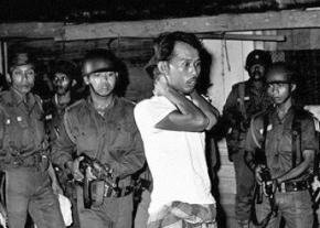 Detained by Indonesian troops during the massacres of communists