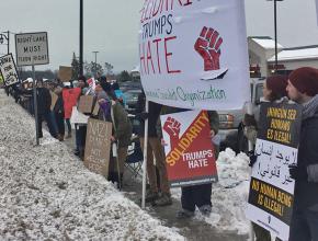 Anti-fascists in Burlington, Vermont, mobilize to confront the far right