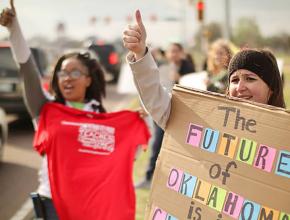 Striking teachers and supporters build solidarity in Oklahoma