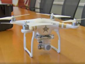 A police surveillance drone