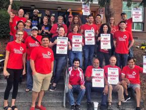 Seattle teachers rally for a fair contract